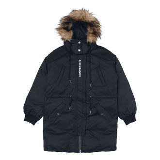 Converse (WMNS) Converse Long Down Jacket Asia Sizing Black 10019430-A02