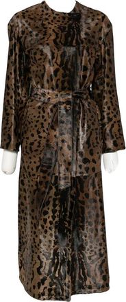 Salvatore Santoro Leopard-print Belted Jacket