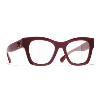 Chanel Dames, Accessoires, Rood, Maat: 52 MM