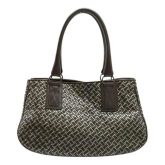 Bottega Veneta Pre-owned Handbags, female, Brown, Size: ONE SIZE Pre-owned Intrecciato Leather Handbag