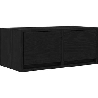 vidaXL Vidaxl - Mueble De Tv Madera De Ingenier&iacute;a Roble Negro 60x31x25,5 Cm