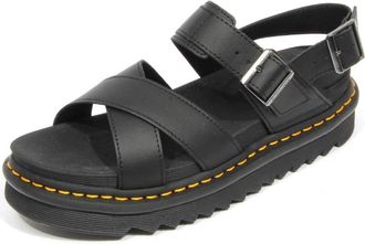 Dr. Martens Voss II Sandal - Dames - Sandalen - Zwart - 39 EU - Leer - Schoenen