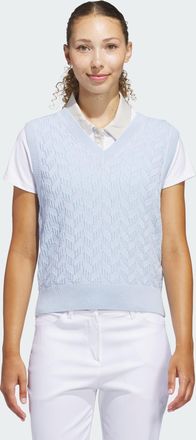 adidas adidas Performance Womens ULTIMATE365 TOUR KNIT VEST - Blue - Size X-Large