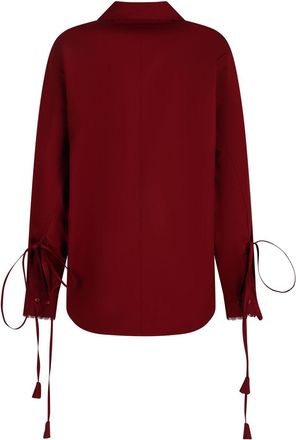 Gucci Womens Cotton Poplin Shirt - Brown - Size EU 42 (Womens)