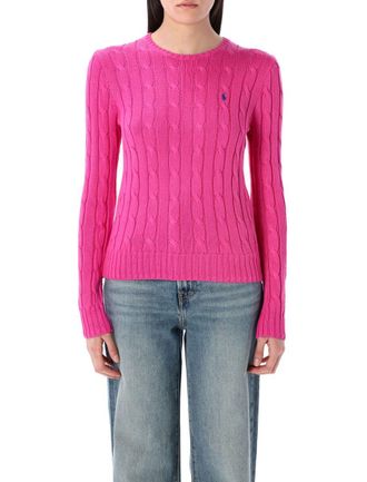 Polo Ralph Lauren Cable-Knit Cotton Crewneck Sweater