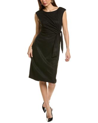 Tahari by ASL Tie Side Sheath Dress