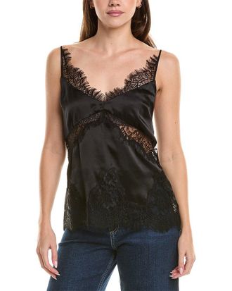 L'agence LAgence Mitsu Lace Trim Silk Cami