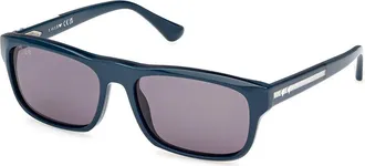 Web Eyewear Web WE0371 92A Mens Sunglasses Blue Size 58
