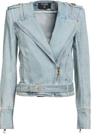 Balmain COATS & JACKETS - Denim outerwear on YOOX.COM