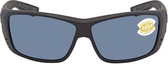 Costa Cat Cay Grey Polarized Polycarbonate Mens Sunglasses AT 01 OGP 61