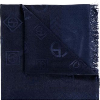 Giorgio Armani Foulard in seta - Blu