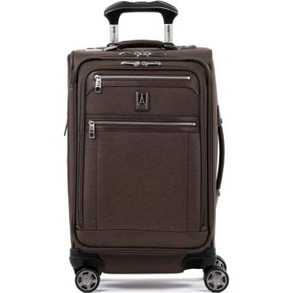 Travelpro Platinum Elite Softside Expandable Carry-On 21-Inch Luggage in Rich Espresso Brown at Nordstrom