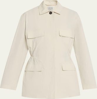 Toteme Collared Drawstring Jacket