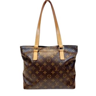 Louis Vuitton Pre-owned Shoulder Bags, female, Brown, Size: ONE SIZE Pre-owned Cabas Piano Monogram Tote Bag