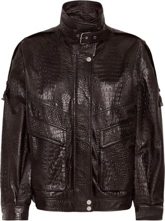 Gestuz Cesi Jacket - Dames - Leren en Su&egrave;de Jassen - Bruin - XS - Leer - Jassen