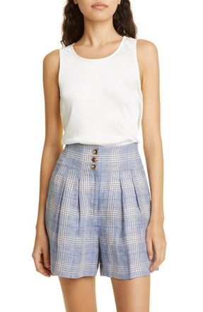 Veronica Beard Sabrina Tank Top in Off-White at Nordstrom, Size 10