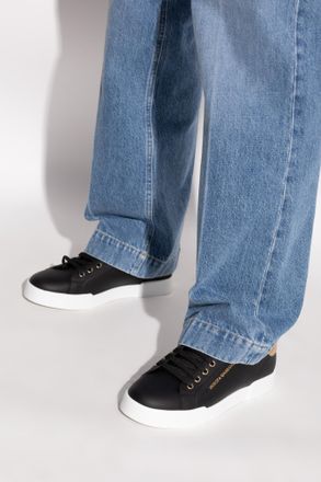 Dolce & Gabbana Portofino Sneakers, Womens, Black