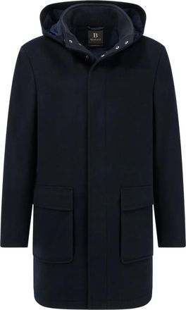 Boggi Milano Parka imbottito con cappuccio - Blu