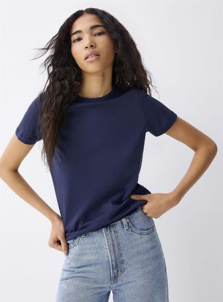 Twik Womens Short-sleeve crew-neck Tee Shirt Relaxed fit