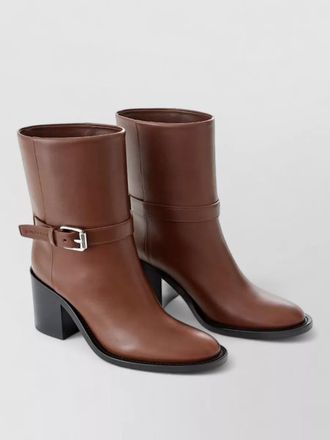 Burberry leather ankle boots