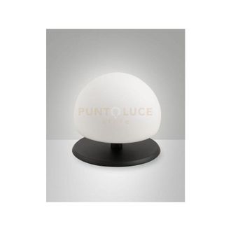 Fabas Luce Fabas Luce - morgana lampada da tavolo attacco G9LAMPADINA inclusa colore nera dimmerbile D.15CM