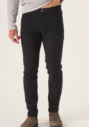 The Normal Brand Comfort Slim-Fit Terry Pants In Black