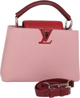 Louis Vuitton Tweedehands leren handtassen - unisex - Vintage Handtas - Roze - ONE Size - Vintage