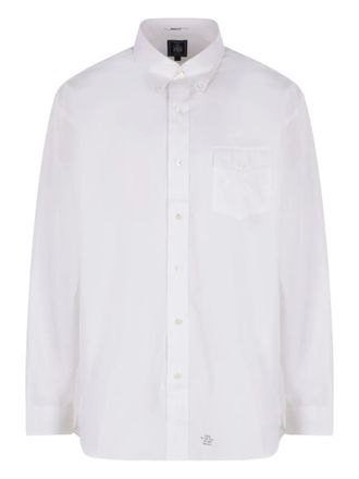 J.Press button-down pocket shirt - White