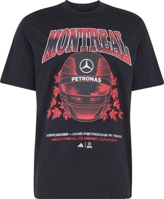 adidas Mercedes AMG Petronas Formula 1 Team Montreal T-Shirt Black KT9256