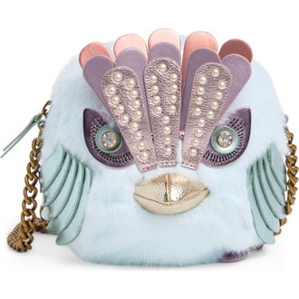 Kurt Geiger Pompom Eagle Crossbody Bag in Pale Blue at Nordstrom Rack