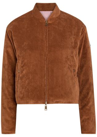 Moncler Blageon Reversible Padded Corduroy Jacket - Brown - 4 (UK 16 / XL)