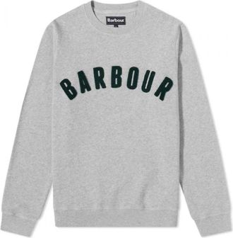 Barbour Vintage Logo Crew Sweatshirt - Heren - Sweatshirts - Grijs - XL - Katoen - Hoodies & sweatvesten