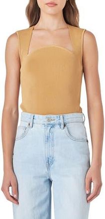 endless rose Sculpted Neck Knit Tank at Nordstrom Rack, Size X-Small