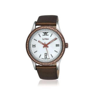 Le Vian Classico Quartz Diamond White Dial Ladies Watch LV876BRSV