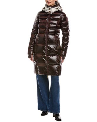 Scotch & Soda Willemina Mixed Media Long Coat