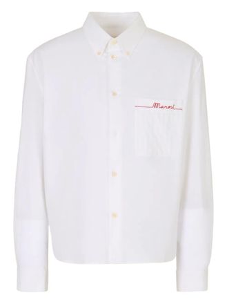Marni button-down pocket shirt - White