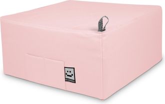 Happers Happers - Puff Cama Individual Para Una Persona Polipiel Rosa &Uacute;nico Rosa