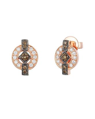 Le Vian Chocolatier 14K Rose Gold 0.44 Ct. Tw. Diamond Drop Earrings