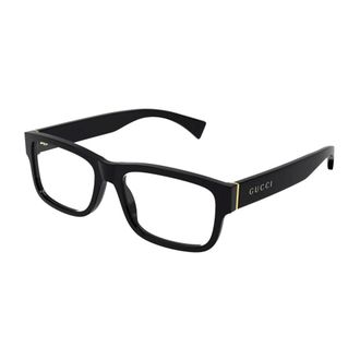 Gucci Accessoires, unisex, Zwart, ONE Size, Smal montuur zonnebril