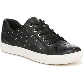 Naturalizer Morrison Stud Sneaker in Black Leather at Nordstrom Rack, Size 7.5