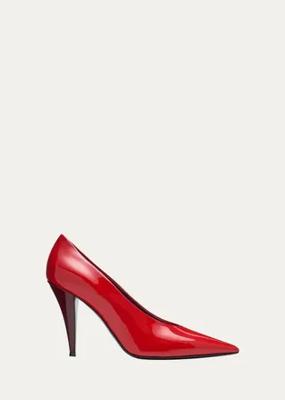 Givenchy 95mm Pointy Patent Leather Pumps