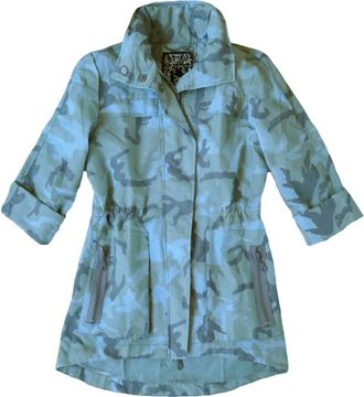 Anorak Modern Anorak Camo Print In Blue Multi