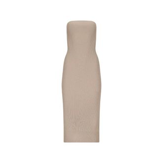 Max Mara Kleedjes, Dames, Beige, S, Aprile Rok