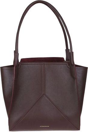 Victoria Beckham Victoria Tote - Dames - Shoppers - Paars - ONE Size - Leer - Tassen