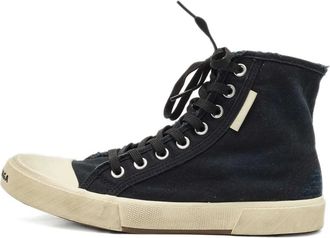 Balenciaga Sneakers alte in tela - Nero