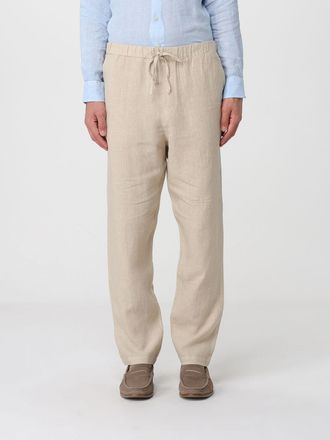 120% Lino Pantaloni con coulisse in lino