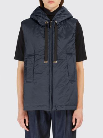 Max Mara Waistcoat Woman color Blue