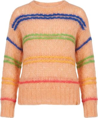 Lind Petunia Sweater - Dames - Ronde hals truien - Veelkleurig - S/M - Truien & Vesten