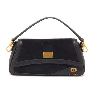 La Carrie Irregular Medium Hand Bag - Dames - Handtassen - Zwart - ONE Size - Leer - Tassen