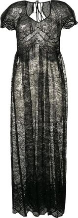 Paco Rabanne Abito - Dames - Maxi kleedjes - Zwart - M - Kleedjes